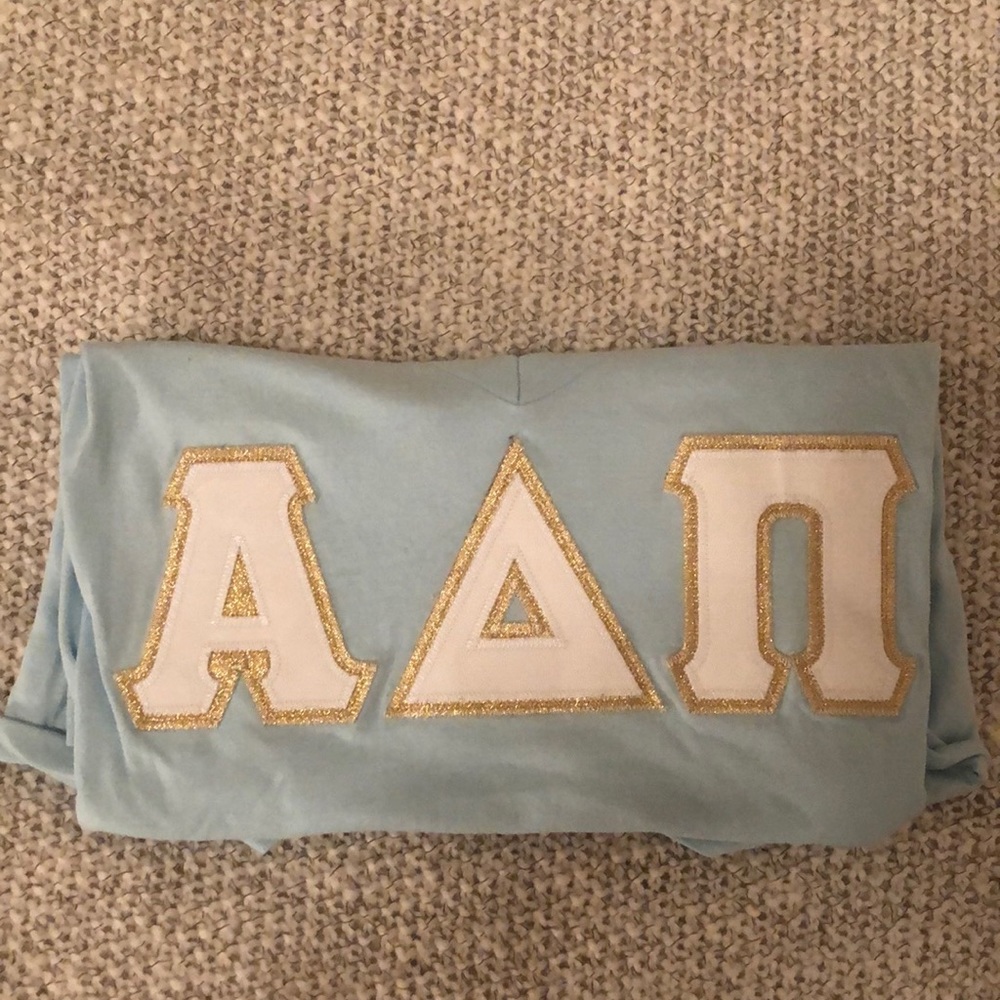 Alpha Delta Pi letter shirt